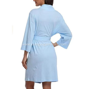 Knee Robe Knitted Bathrobe